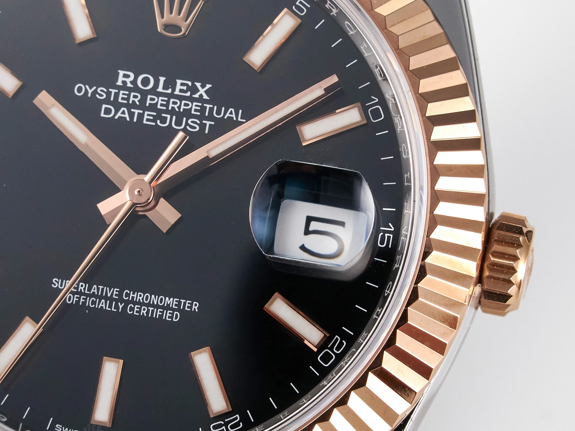 DateJust 41 126331 ARF 1:1 Best Edition 904L Steel Black Dial on SS/RG Jubilee Bracelet SH3235(Gain Weight)