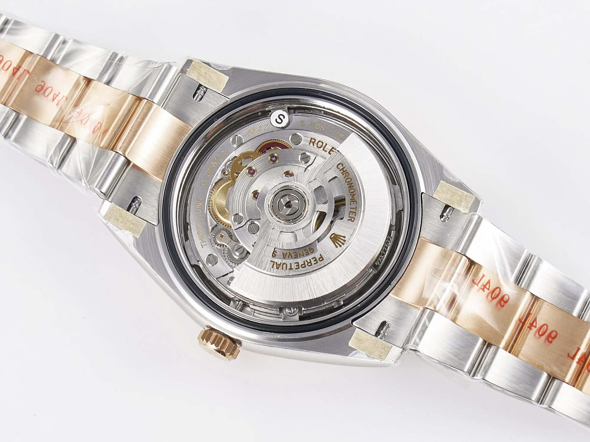 DateJust 41 126331 ARF 1:1 Best Edition 904L Steel Gray Textured Dial on SS/RG Oyster Bracelet SH3235(Gain Weight)