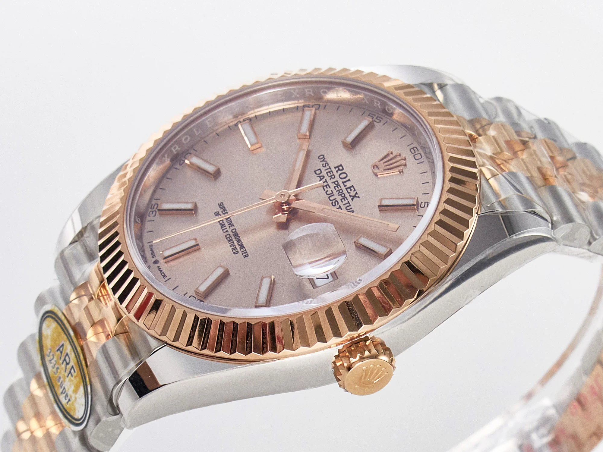 DateJust 41 126331 ARF 1:1 Best Edition 904L Steel RG Dial on SS/RG Jubilee Bracelet SH3235(Gain Weight)