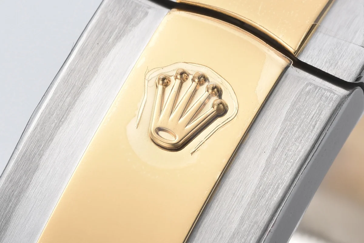 Datejust 41 126333 Champagne Motif Dial Stick Markers in Yellow/Steel on Jubilee Bracelet