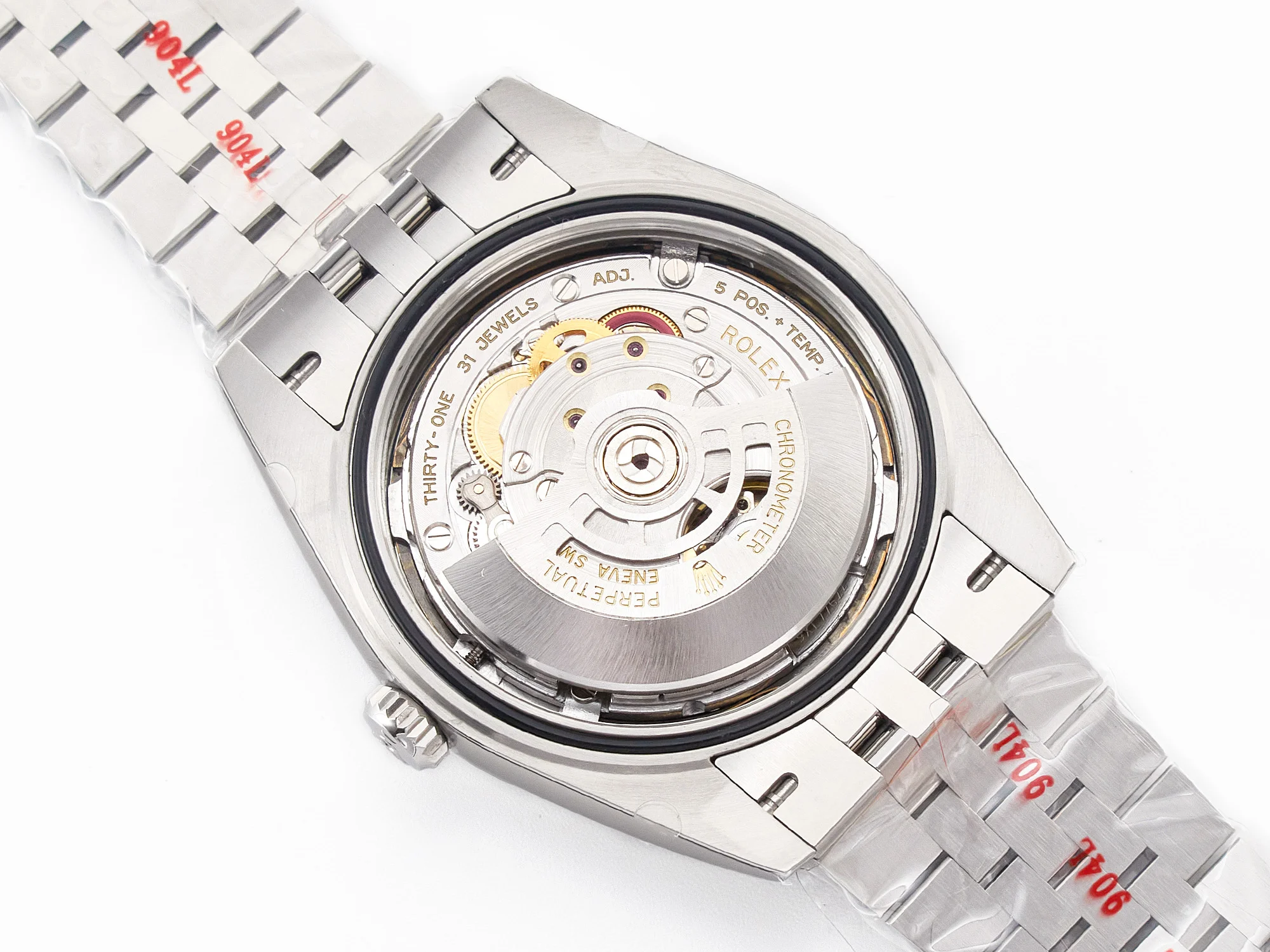 DateJust 41 126334 904L SS Clean Best Edition Gray Rhodium Dial on Jubilee Bracelet S3235