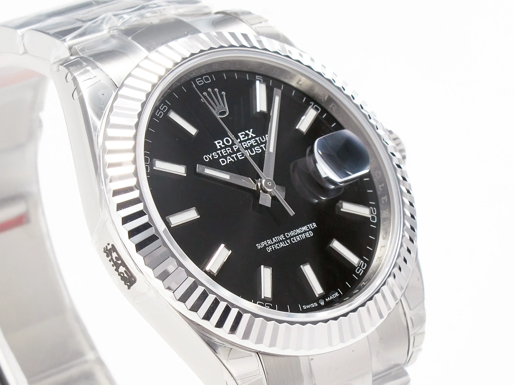 DateJust 41 126334 904L SS VSF 1:1 Best Edition Black Dial on Oyster Bracelet VS3235 V2 (133g)
