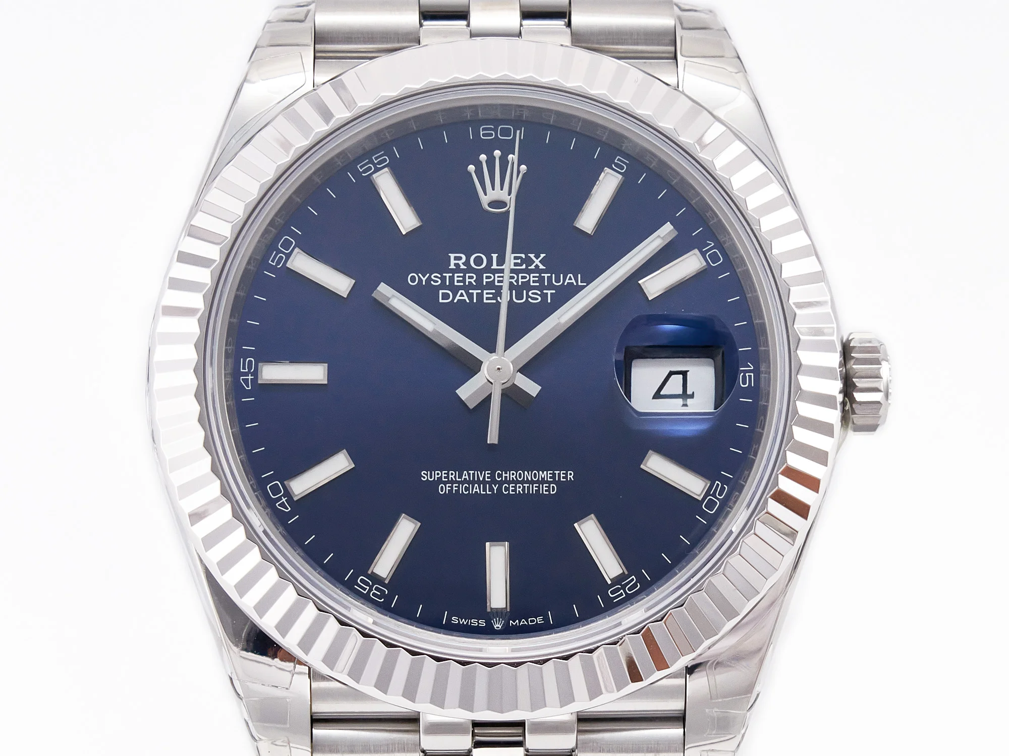DateJust 41 126334 904L SS VSF 1:1 Best Edition Blue Dial on Jubilee Bracelet VS3235 V2 (133g)