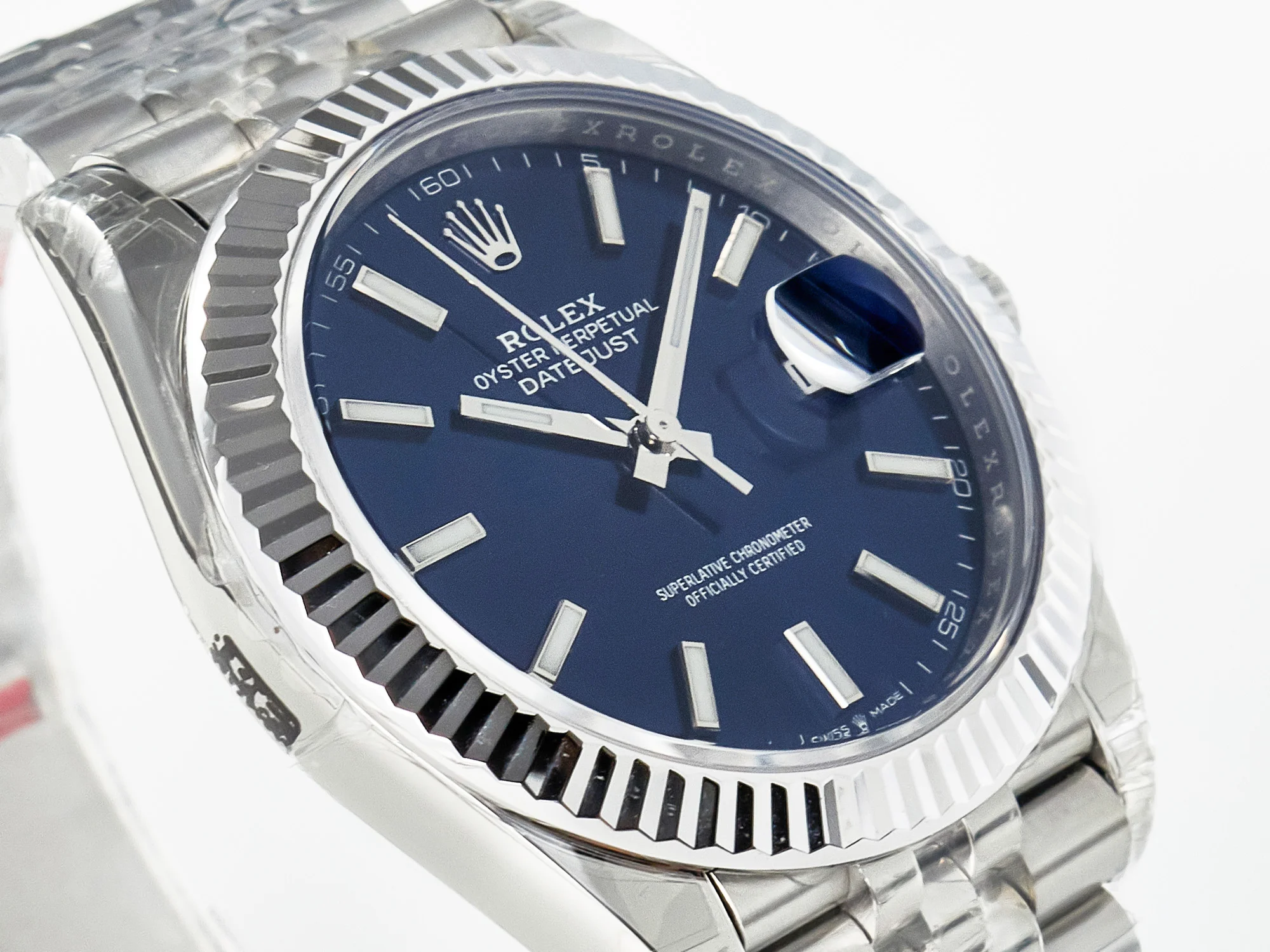 DateJust 41 126334 904L SS VSF 1:1 Best Edition Blue Dial on Jubilee Bracelet VS3235 V2 (133g)