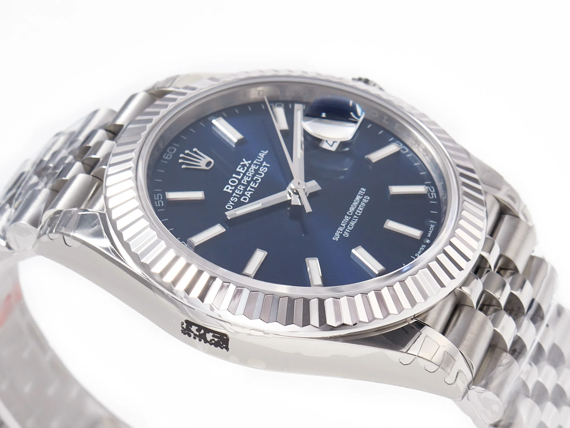 DateJust 41 126334 904L SS VSF 1:1 Best Edition Blue Dial on Jubilee Bracelet VS3235 V2 (133g)