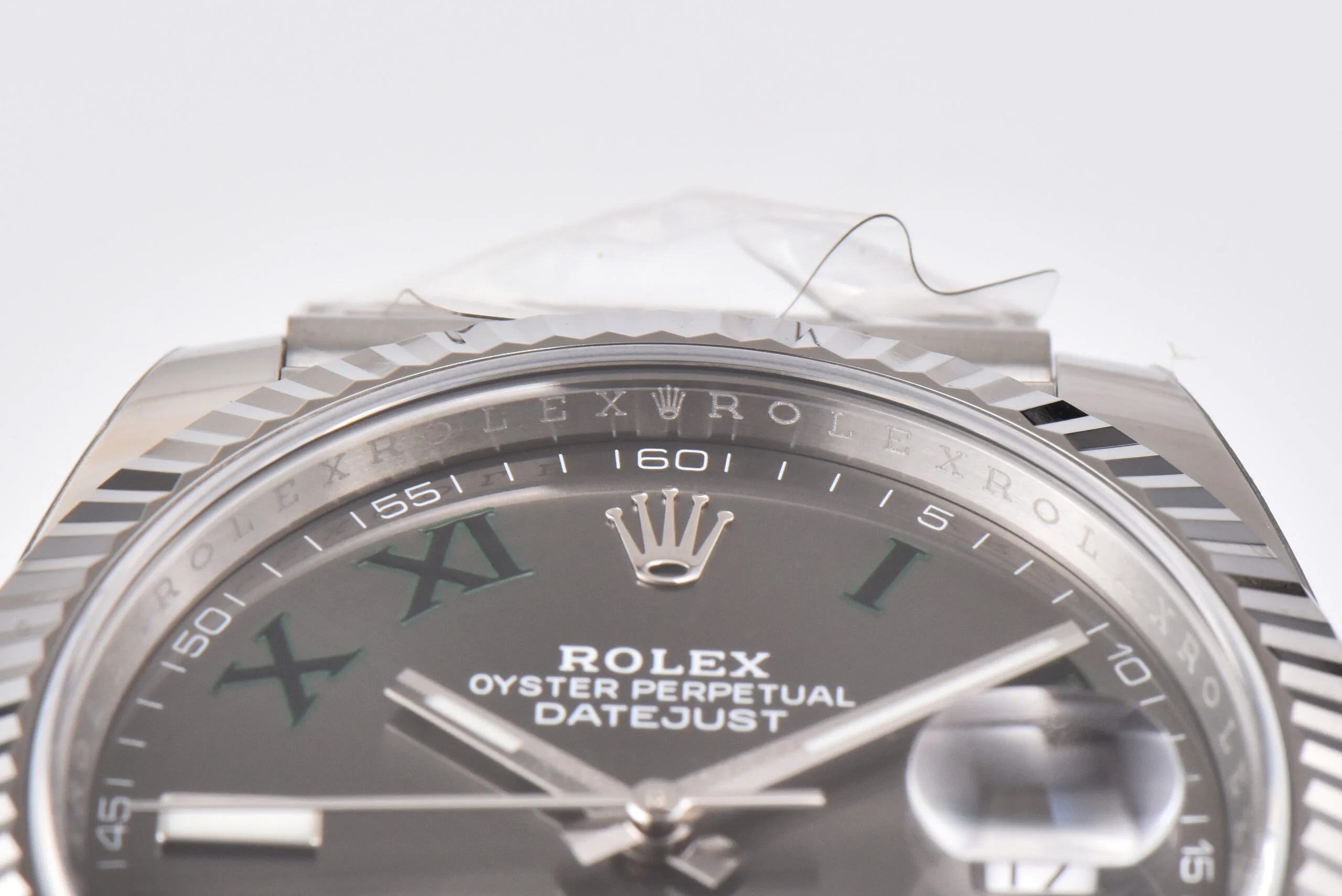Datejust 41 126334 Slate Dial Stick Markers on Jubilee Bracelet