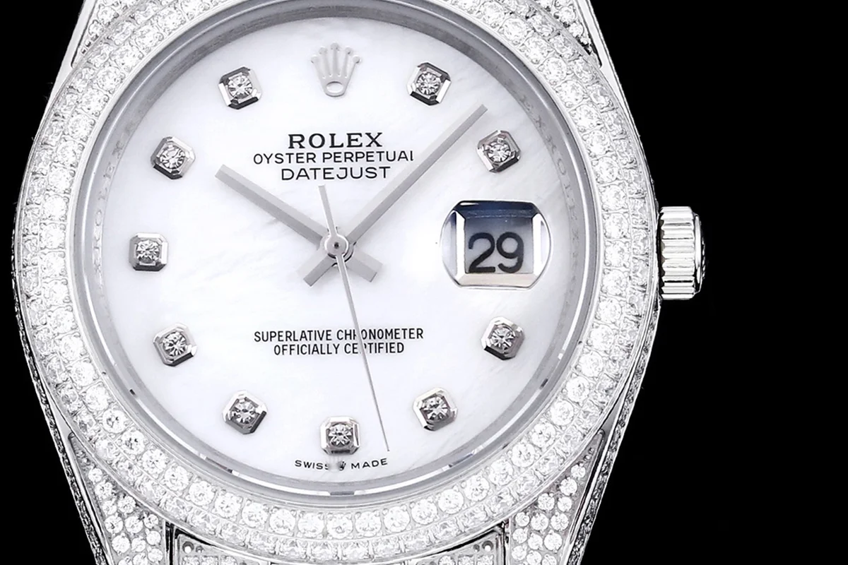 Datejust 41 with Diamond Markers in Steel