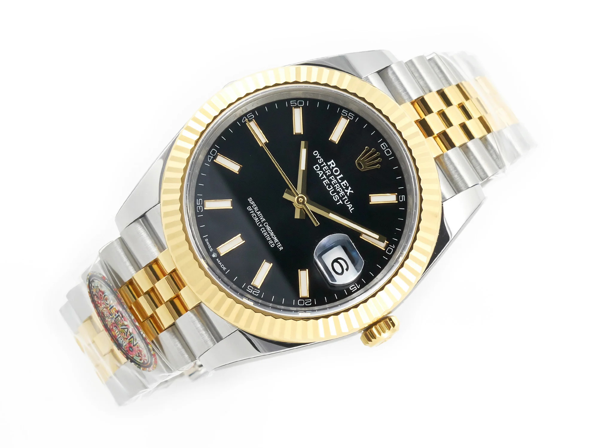 DateJust 41mm 126333 Clean Best Edition Black Stick Dial on Jubilee Bracelet VR3235