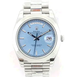Day-Date 40 228206 Glacier Dial in Platinum
