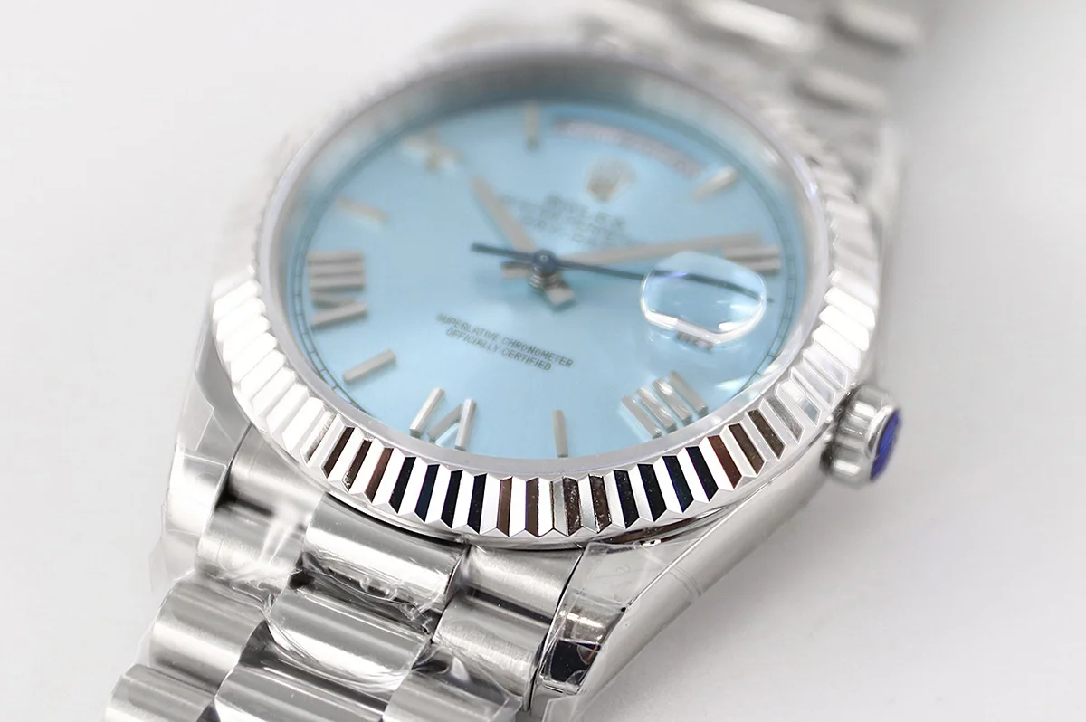Day-Date 40 228236 Blue Dial in Platinum