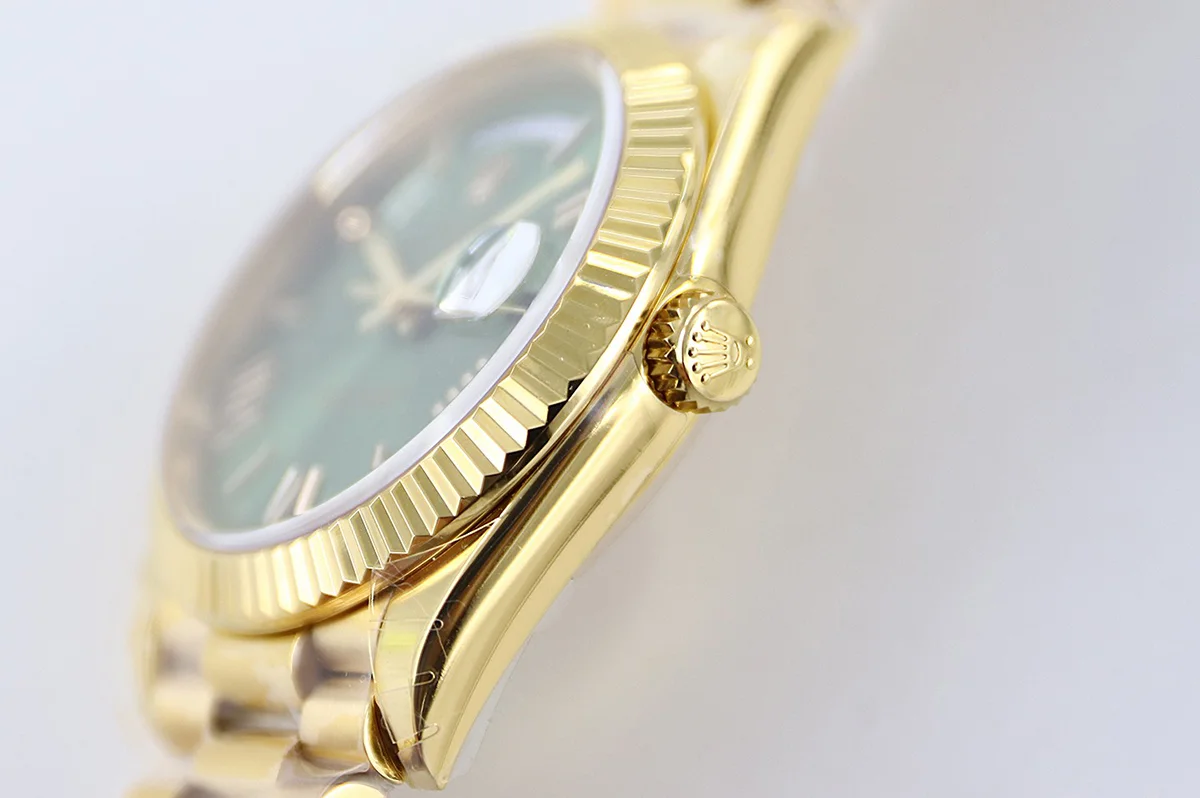 Day-Date 40 228238 Green Dial in Yellow Gold