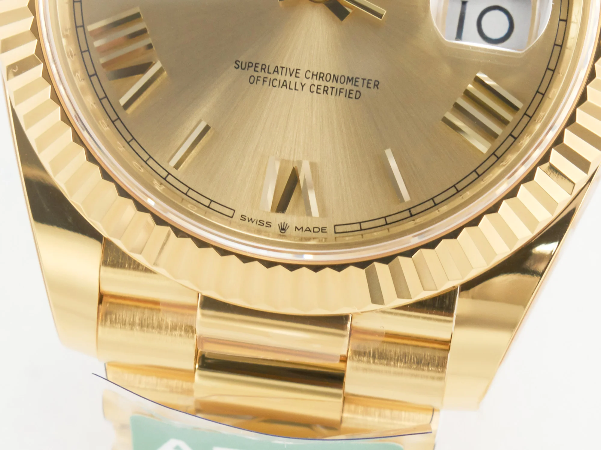 Day Date 40 YG 228238 ARF 1:1 Best Edition YG Roman Dial on President Bracelet VR3255