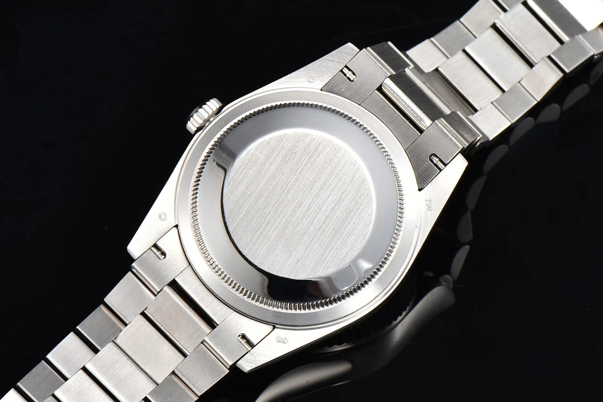 Daydate 36 128236 Pink Opal Dial with Roman Marker in Platinum