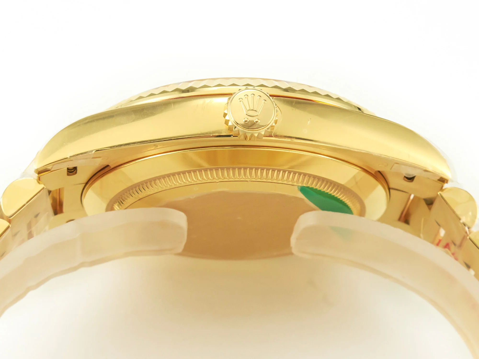 DayDate 40 228238 ARF 904L Steel Gold Stick Dial on President Bracelet VR3255