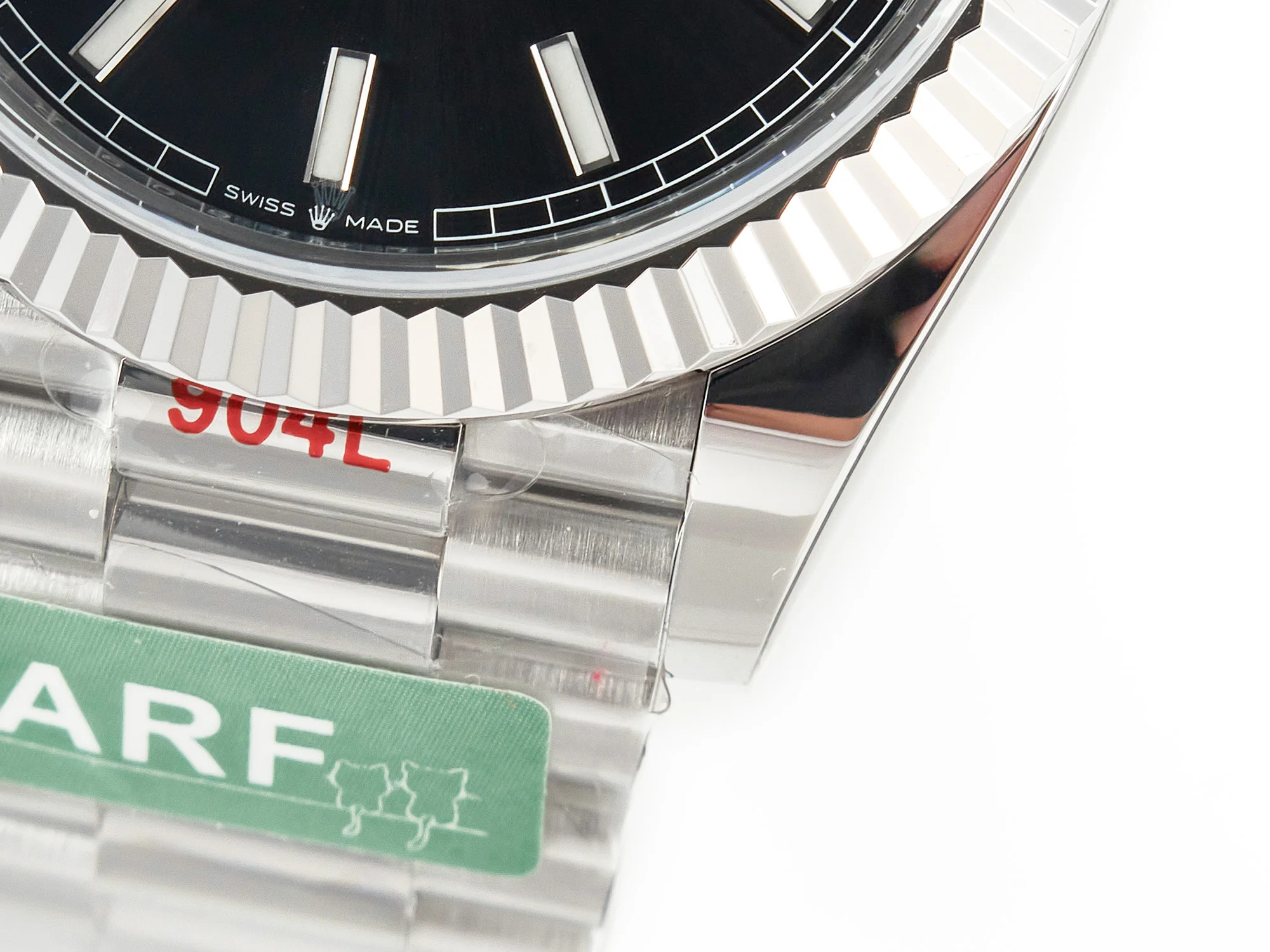 DayDate 40 228239 ARF 904L Steel Black Dial on President Bracelet VR3255