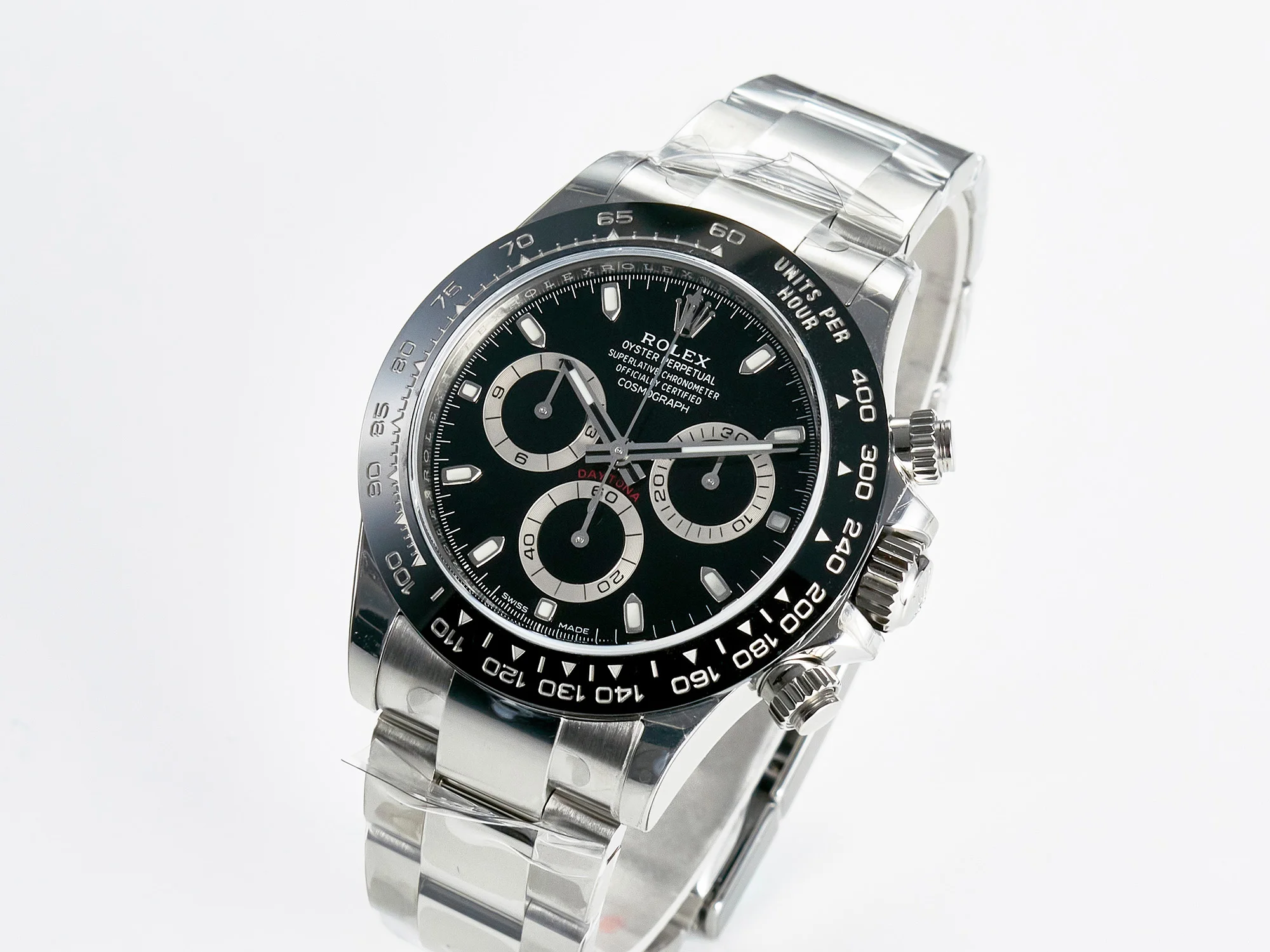 Daytona 116500 VSF 1:1 Best Edition 904L Steel Black Dial on SS Bracelet DD4130