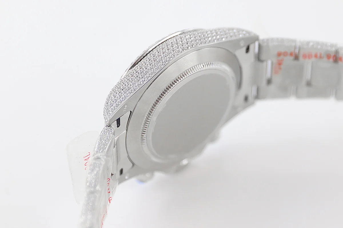Daytona 116505 Diamond Paved Dial with Arabic Marker in Steel