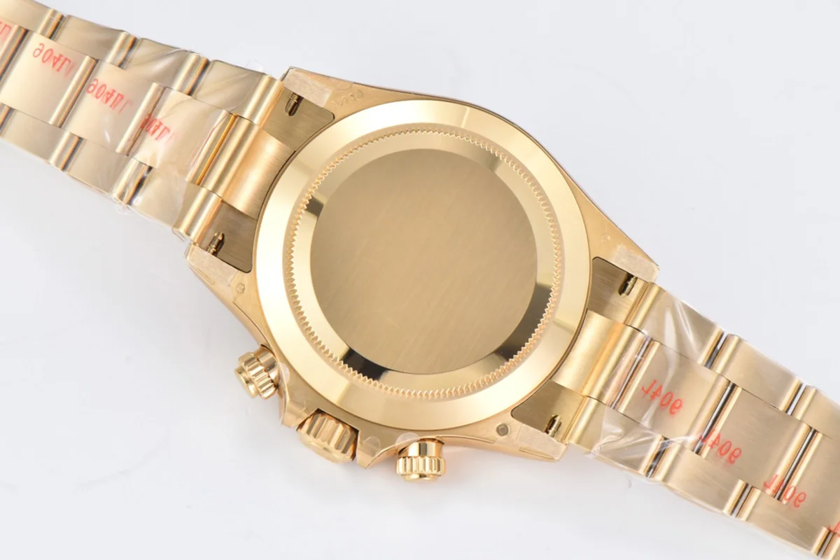 Daytona 116508 Black/Champagne Index “Newman” Dial in Yellow Gold