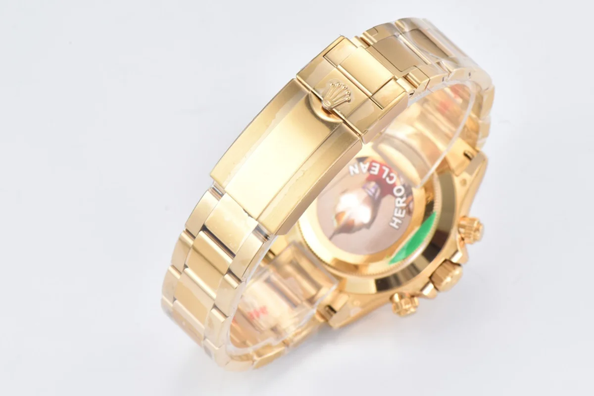 Daytona 116508 Black/Champagne Index “Newman” Dial in Yellow Gold