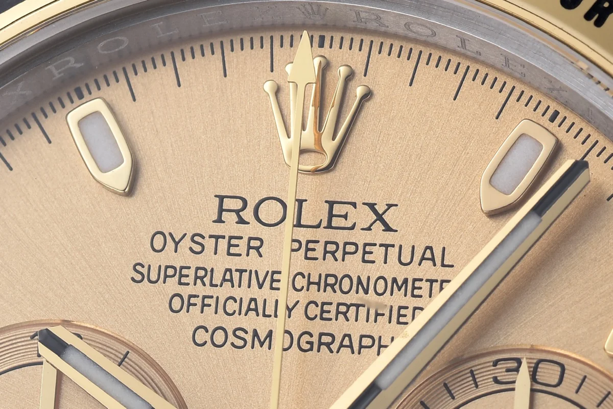 Daytona 116519 Champagne Dial in Steel/Yellow Gold