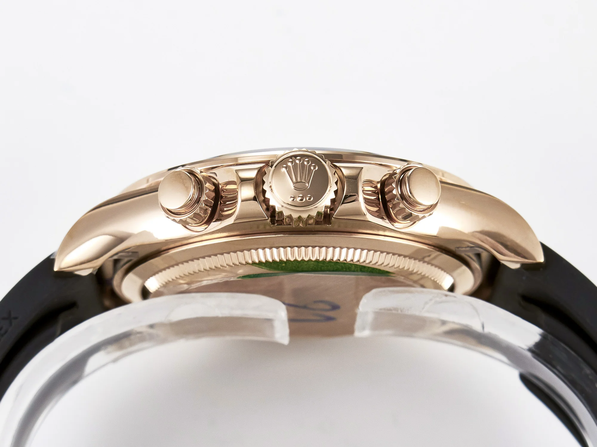 Daytona 126515 QF 1:1 Best Edition Black/RG Diamonds Dial on Oysterflex Strap SH4131 V6(Gain Weight)