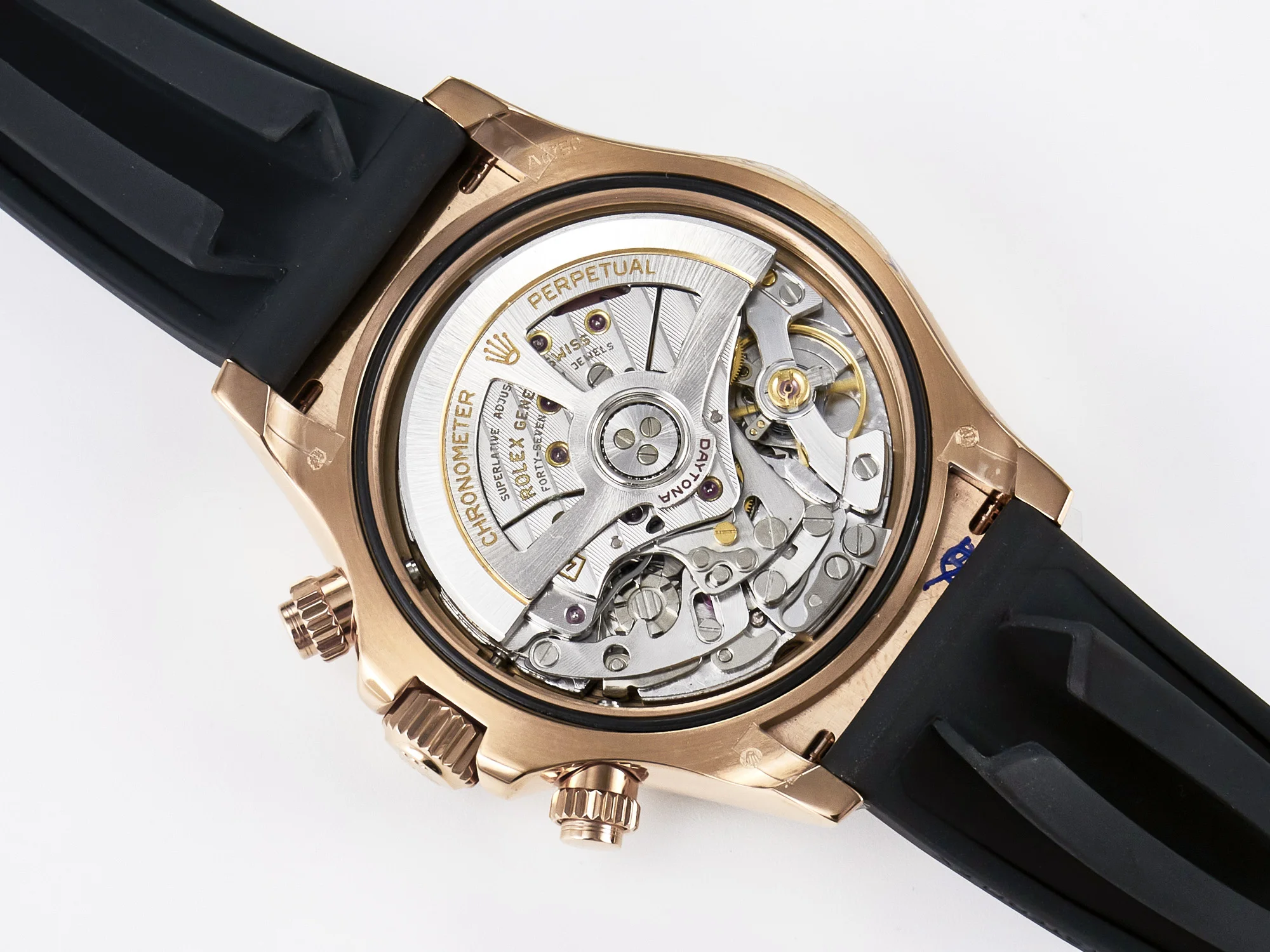 Daytona 126515 QF 1:1 Best Edition Black/RG Diamonds Dial on Oysterflex Strap SH4131 V6(Gain Weight)