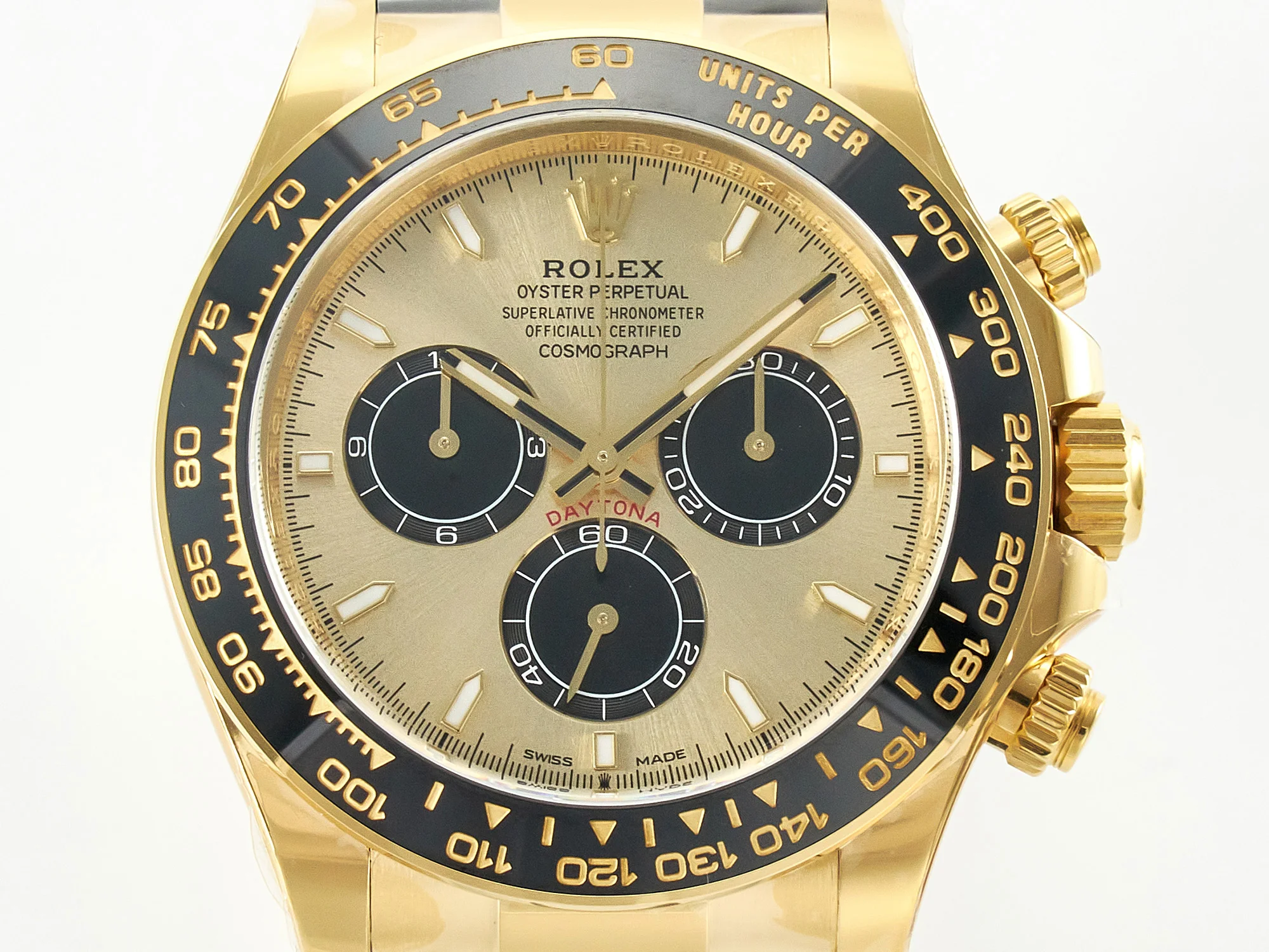 Daytona 126518 Clean YG 1:1 Best Edition YG Dial on Oysterflex Rubber Strap SH4131