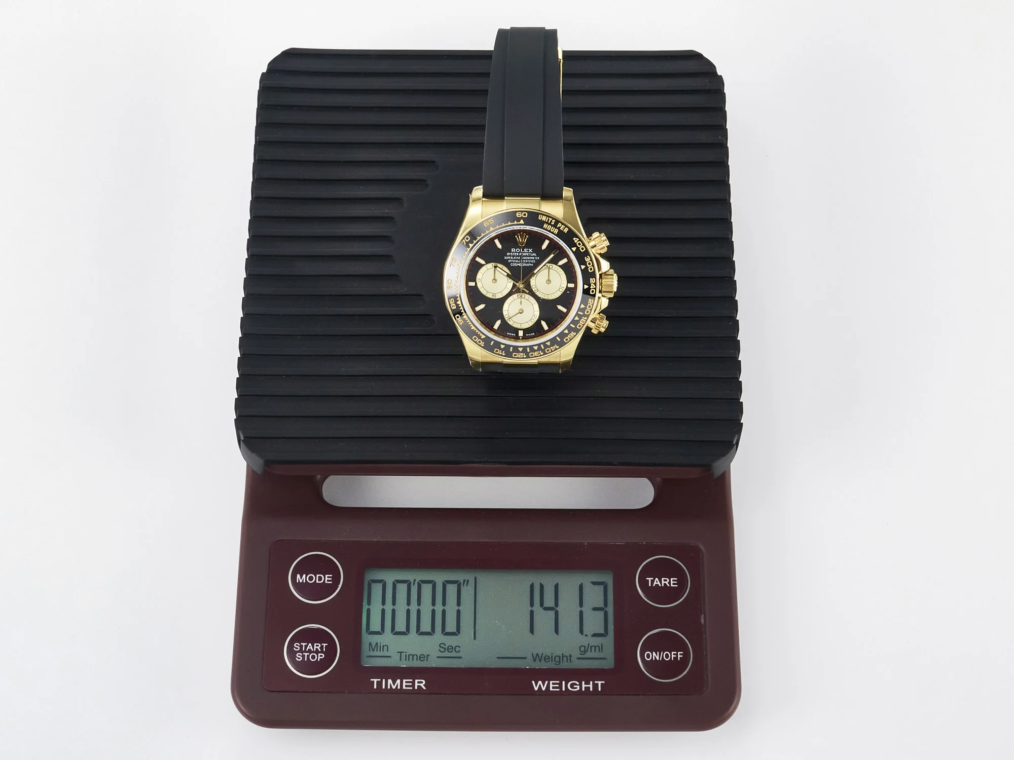 Daytona 126518 QF 1:1 Best Edition Black/YG Dial on Oysterflex Strap SH4131 V6(Gain Weight)