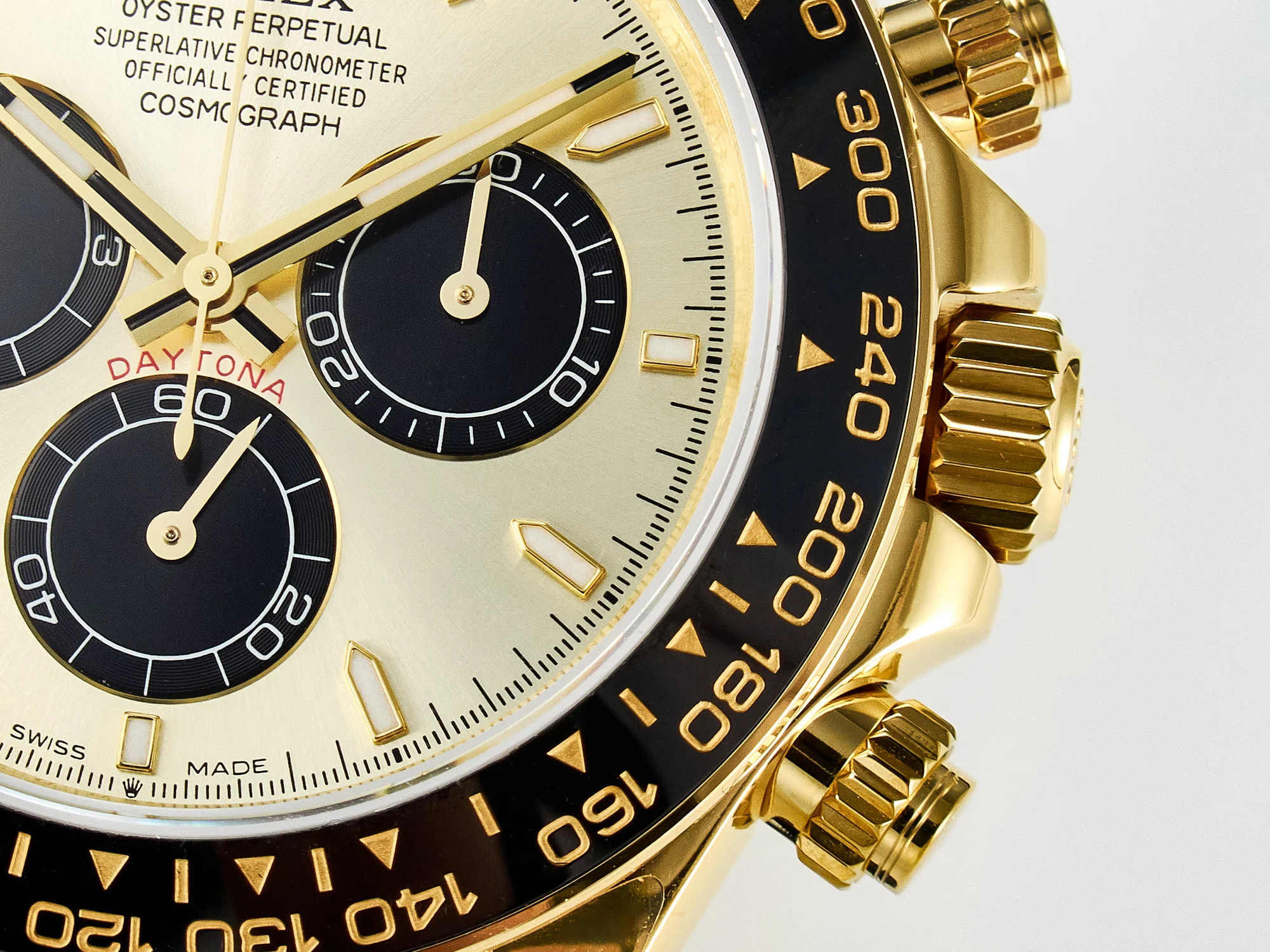 Daytona 126518 QF 1:1 Best Edition YG/Black Dial on Oysterflex Strap SH4131 V6(Gain Weight)