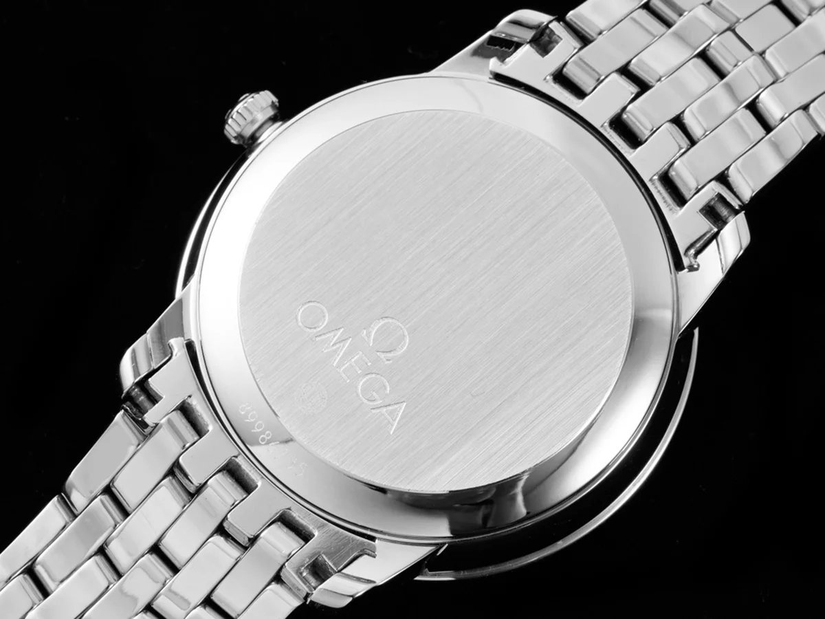 De Ville Co-Axial Chronometer 36.8mm Dark Blue Dial in Steel on Bracelet