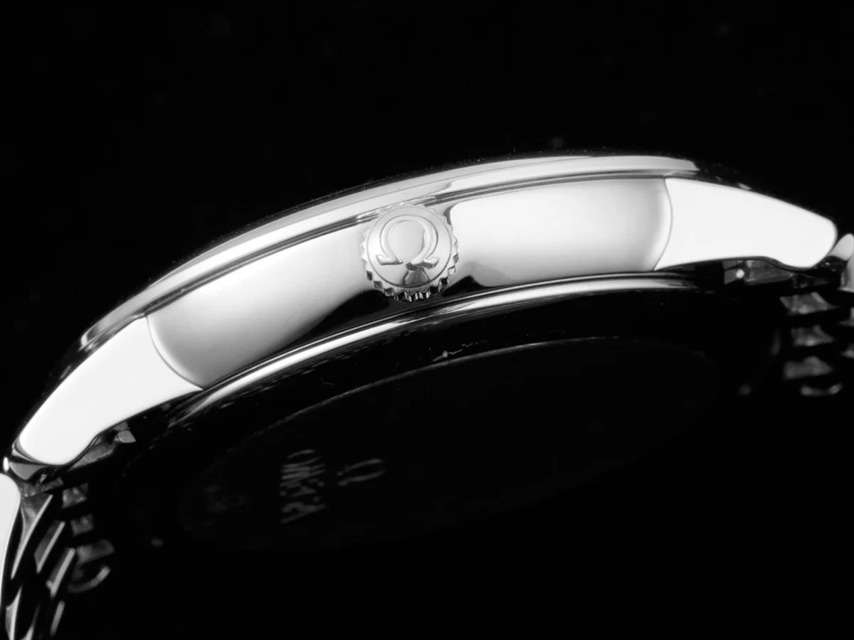 De Ville Co-Axial Chronometer 36.8mm Silver Dial in Steel on Bracelet