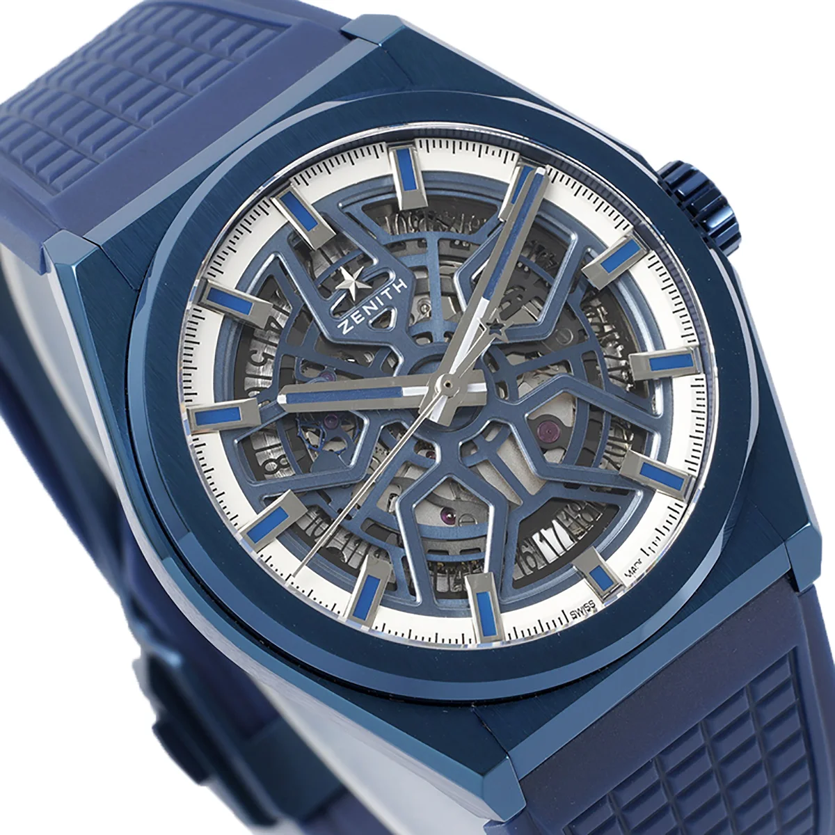 Defy Classic Blue/white in Blue PVD