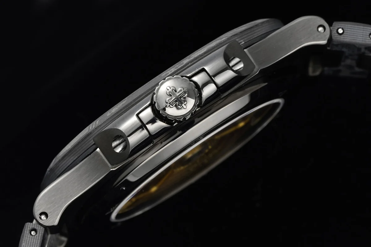 DiW Carbon Nautilus 5711 “Black Grail” White Dial