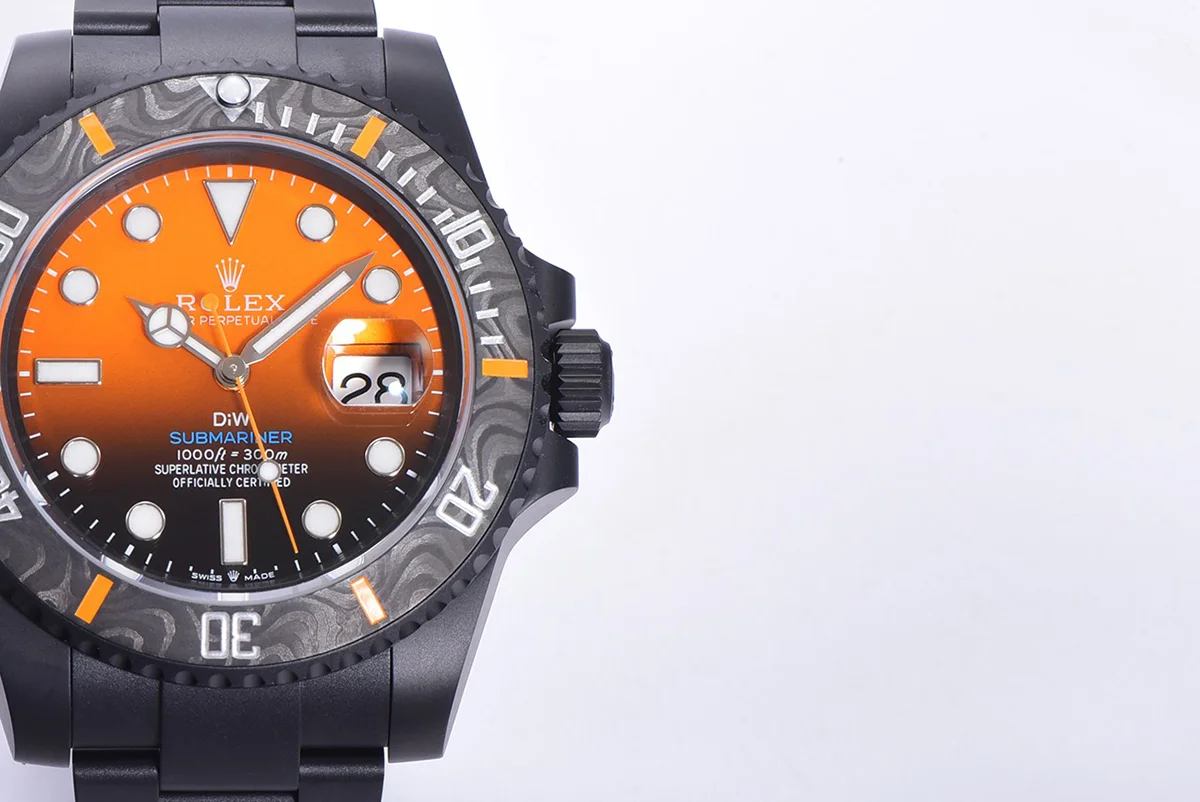 DIW Submariner Black/Orange Dial