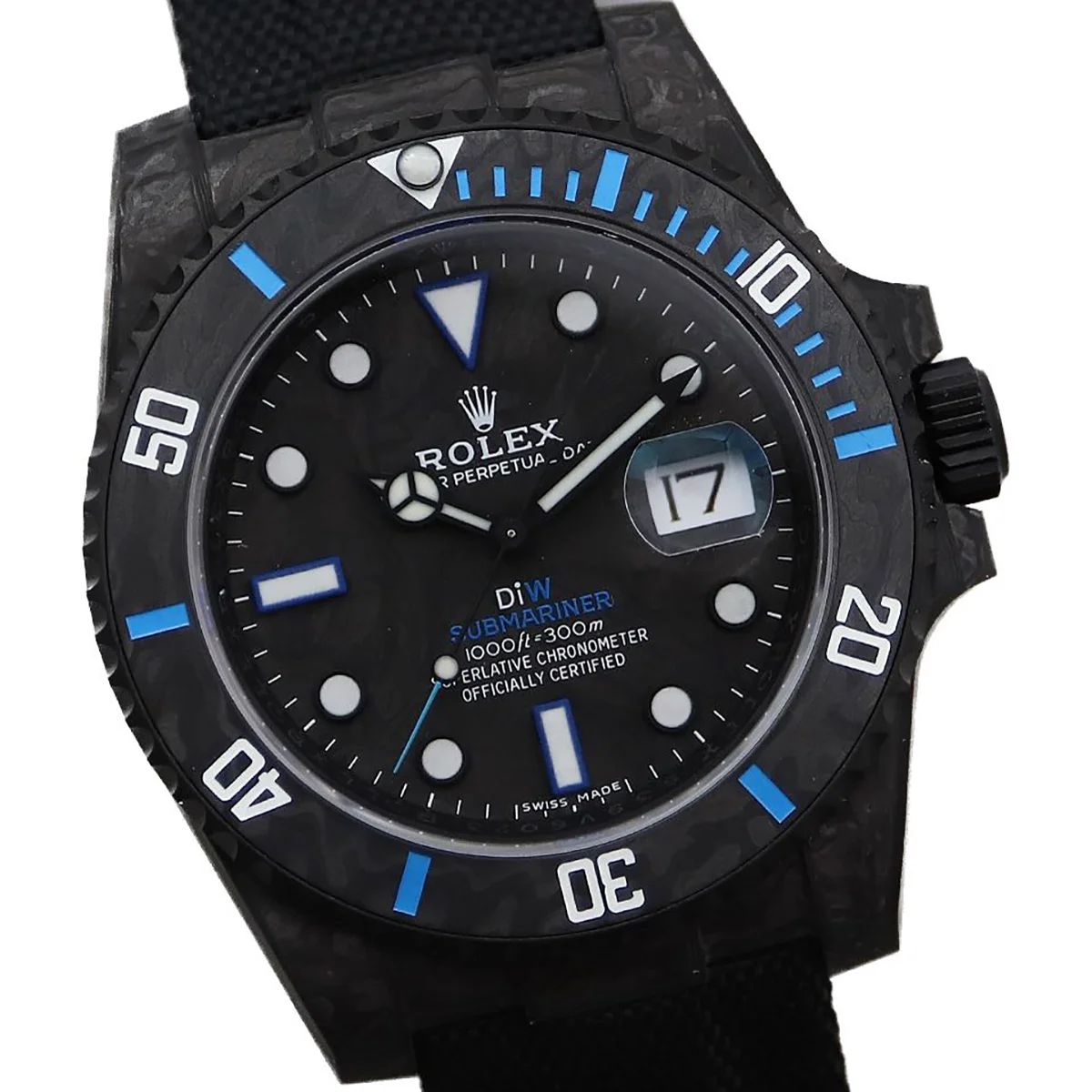DIW Submariner Carbon Blue