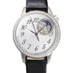 Egerie Moonphase Muse White Dial in Steel