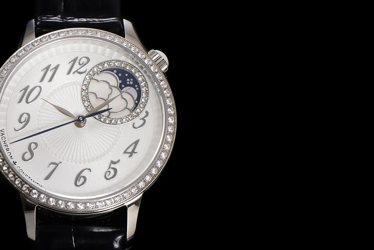 Egerie Moonphase Muse White Dial in Steel