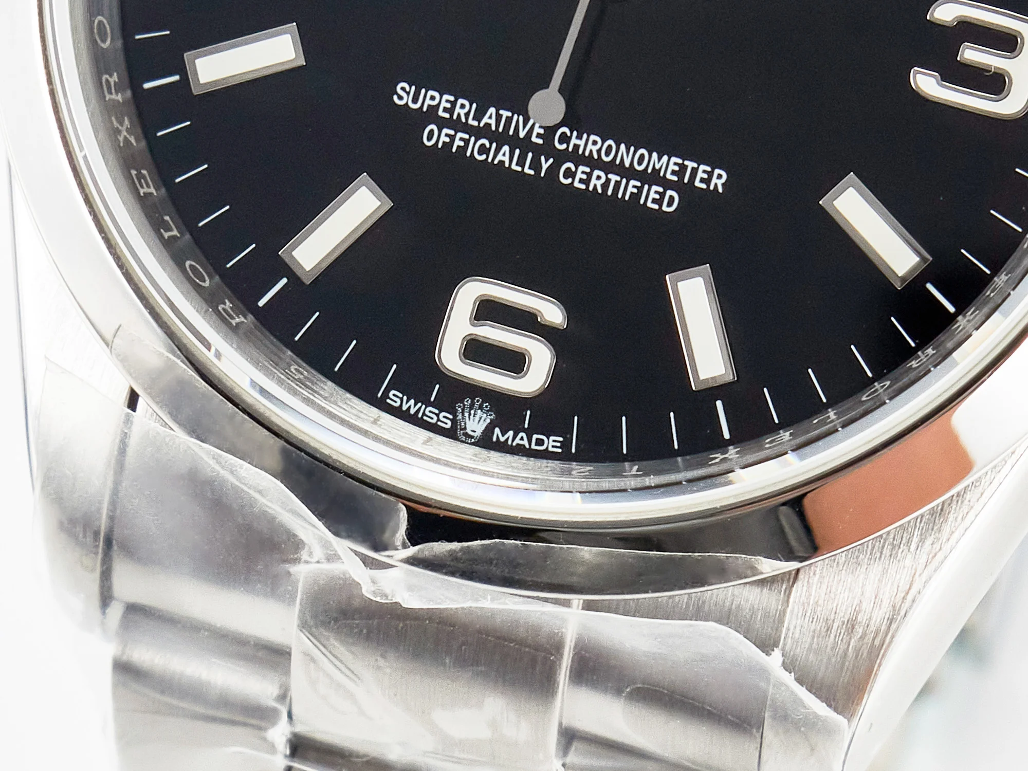 Explorer 36 904L Steel KRF 1:1 Best Edition Black Dial on SS Bracelet A2824 V2