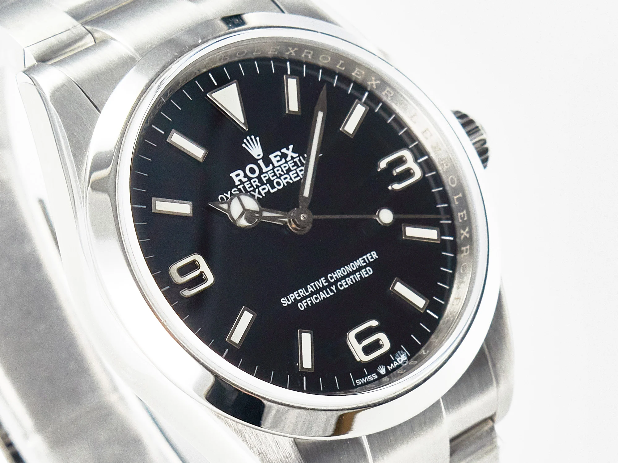 Explorer 36 904L Steel KRF 1:1 Best Edition Black Dial on SS Bracelet PT5000 V2