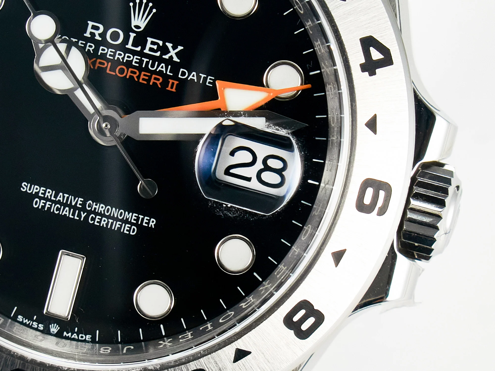 Explorer II 42mm 226570 904L SS Clean 1:1 Best Edition Black Dial on Bracelet DD3285 CHS