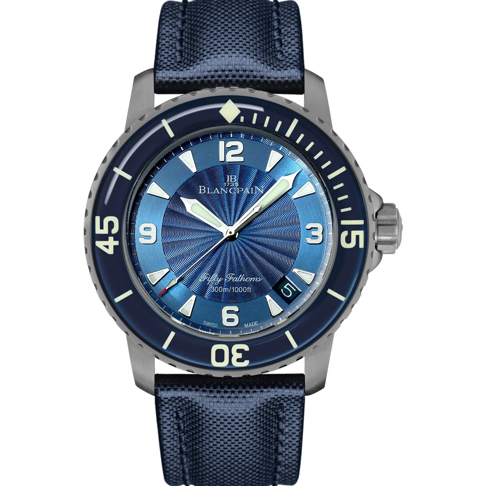 Fifty Fathoms Automatique Blue Dial Ref. 5015 12B40 O52A
