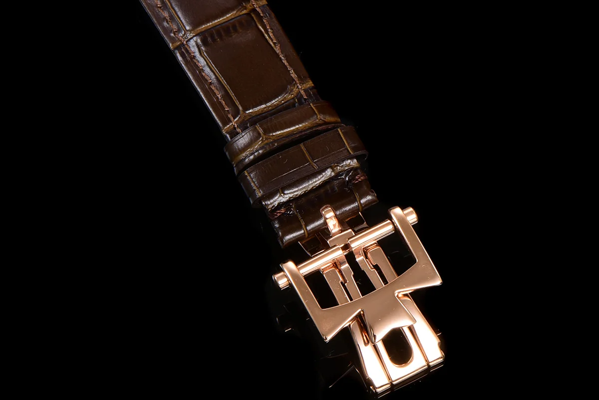 Fiftysix Silver Dial with Diamond Bezel in Pink Gold Ref: 4600E