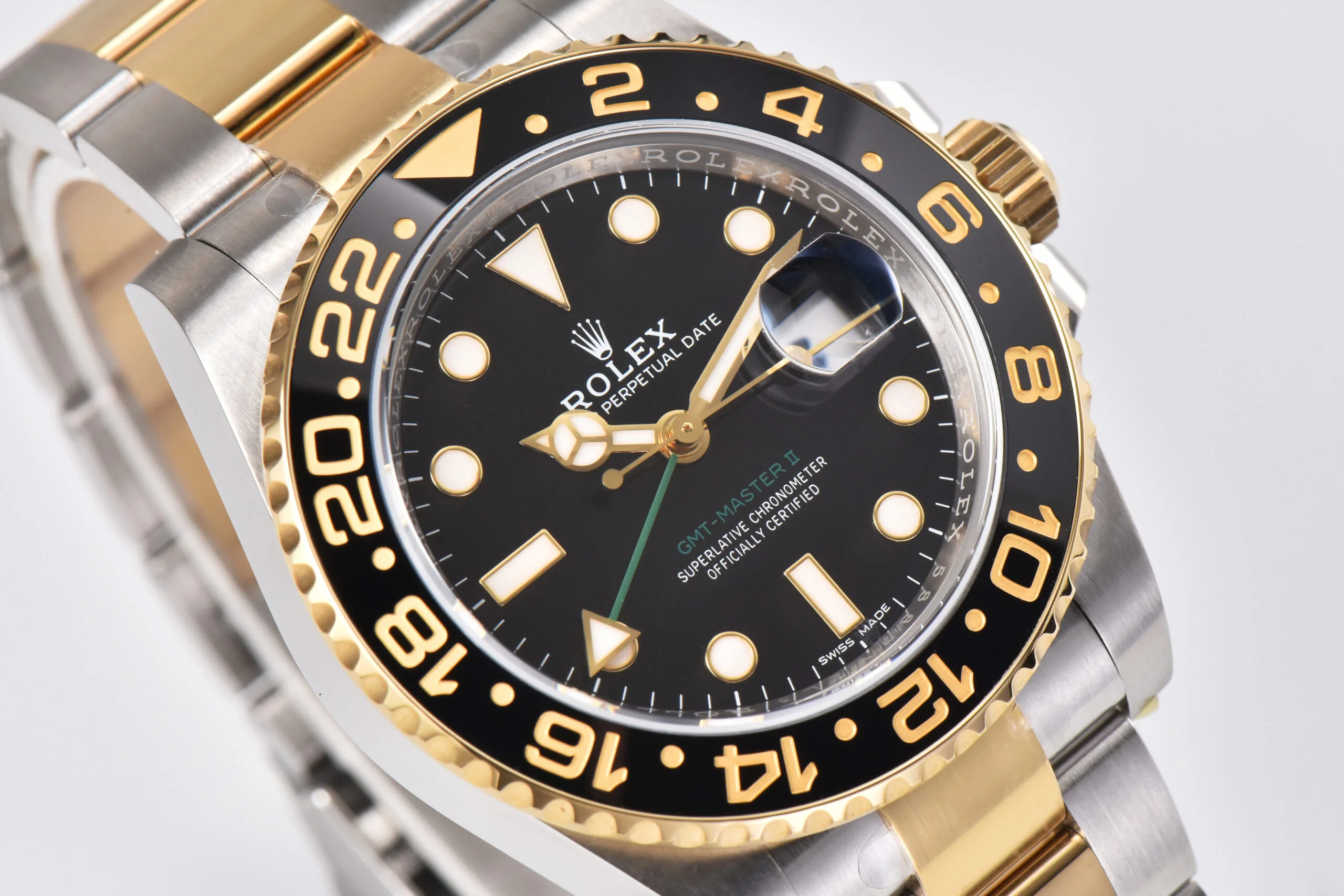 GMT Master II 116713LN in Yellow Gold and Steel