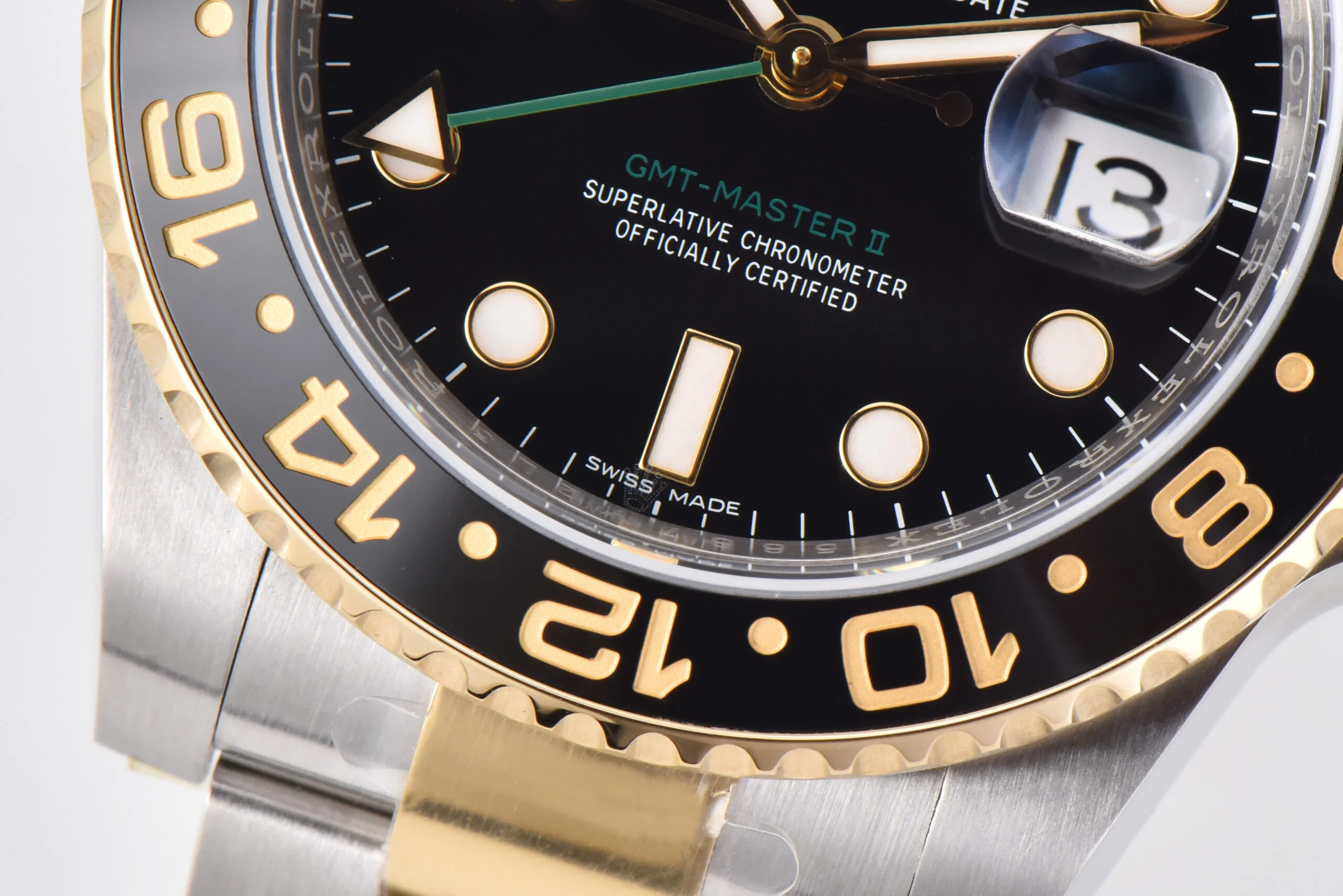 GMT Master II 116713LN in Yellow Gold and Steel