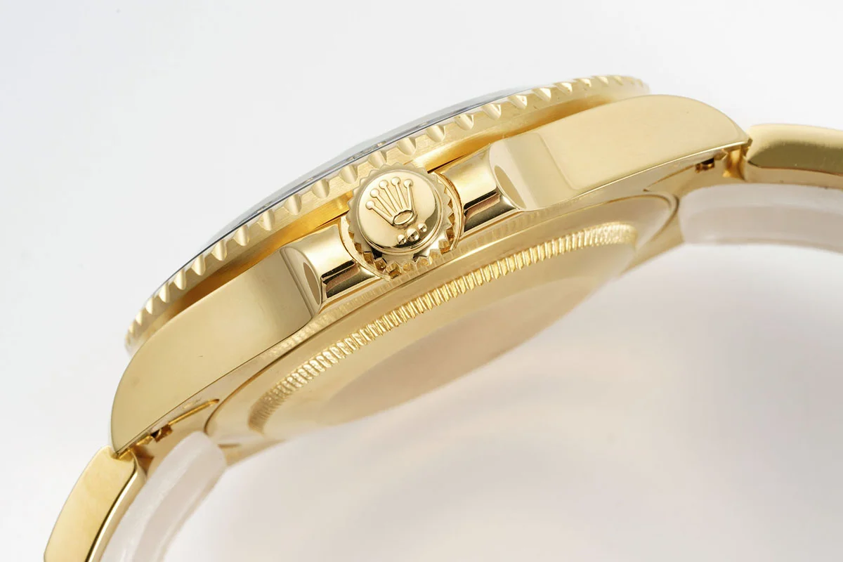 GMT Master II 116718LN Black Dial in Yellow Gold
