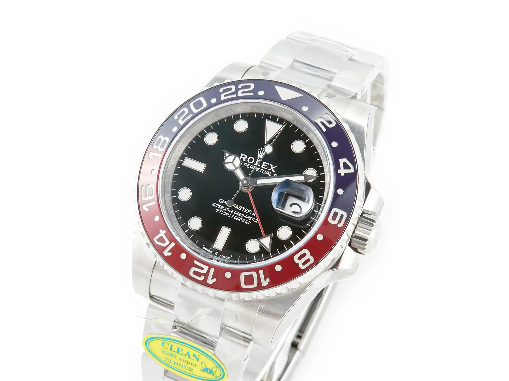 GMT-Master II 126710 BLRO Blue/Red Ceramic Clean Factory Best Edition on Oyster Bracelet DD3285 CHS V2
