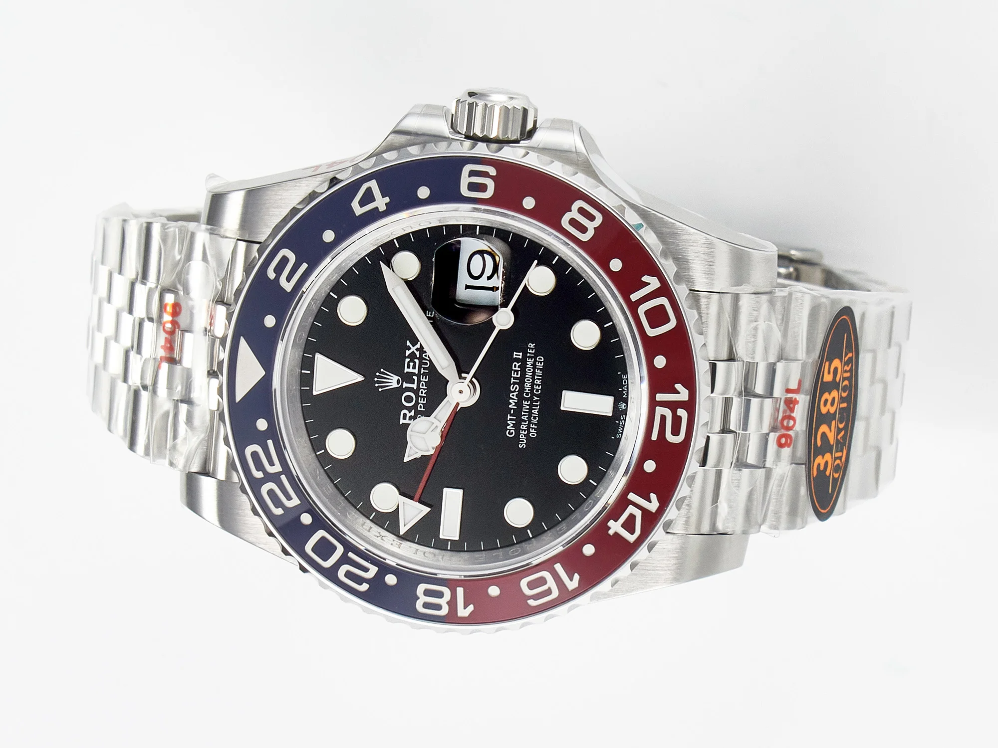 GMT-Master II 126710 BLRO Blue/Red Ceramic QF 1:1 Best Edition on Jubilee Bracelet VR3285 CHS