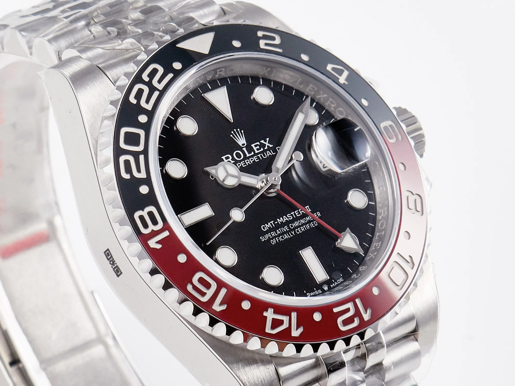 GMT-Master II 126710 LNRO Black/Red Ceramic 904L ARF 1:1 Best Edition on Jubilee Bracelet SH3285 CHS V3