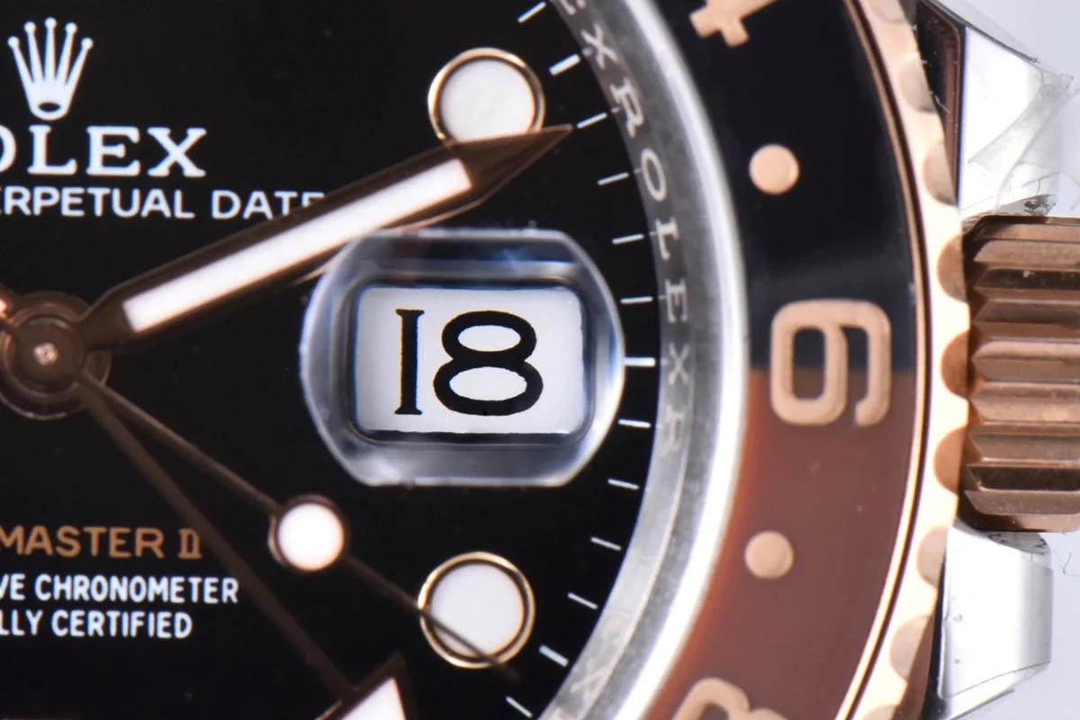 GMT Master II 126715CHNR “Rootbeer” in Everose Gold and Steel