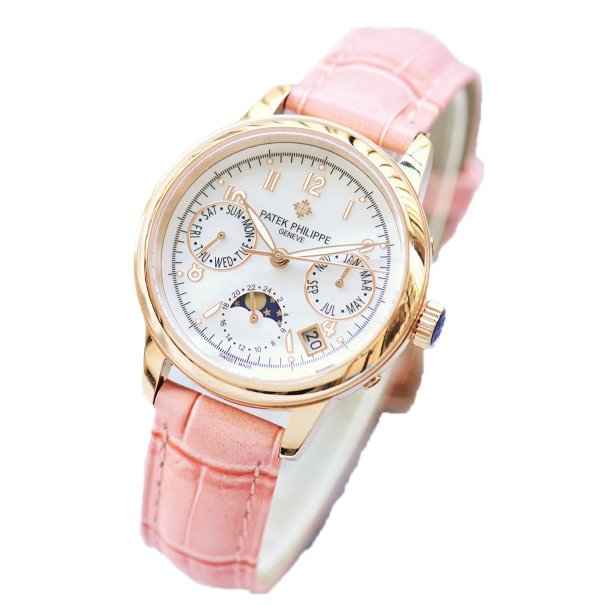 Grand Complications Ladies First Perpetual Calendar in Rose Gold on Leather Strap